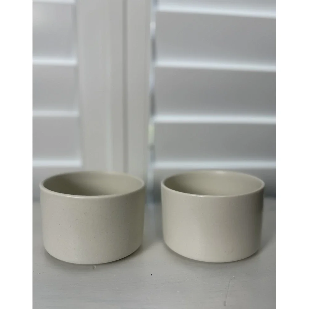 WEDGWOOD STONEWEAVE LINEN CUPS Made In Japan 1996 Coffee Tea‎ Mugs Set Of 2